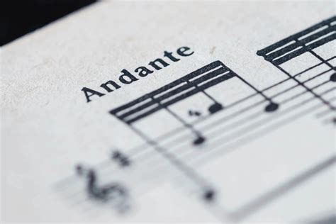 andante music meaning: Andante music, often associated with its slow and steady tempo, can be likened to the gentle flow of rivers or the measured pace of a walk in nature.