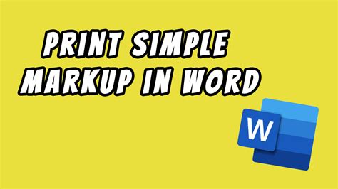 how to print simple markup in word and the importance of consistent formatting across documents