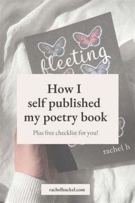 how to self publish a poetry book and the importance of finding your unique voice